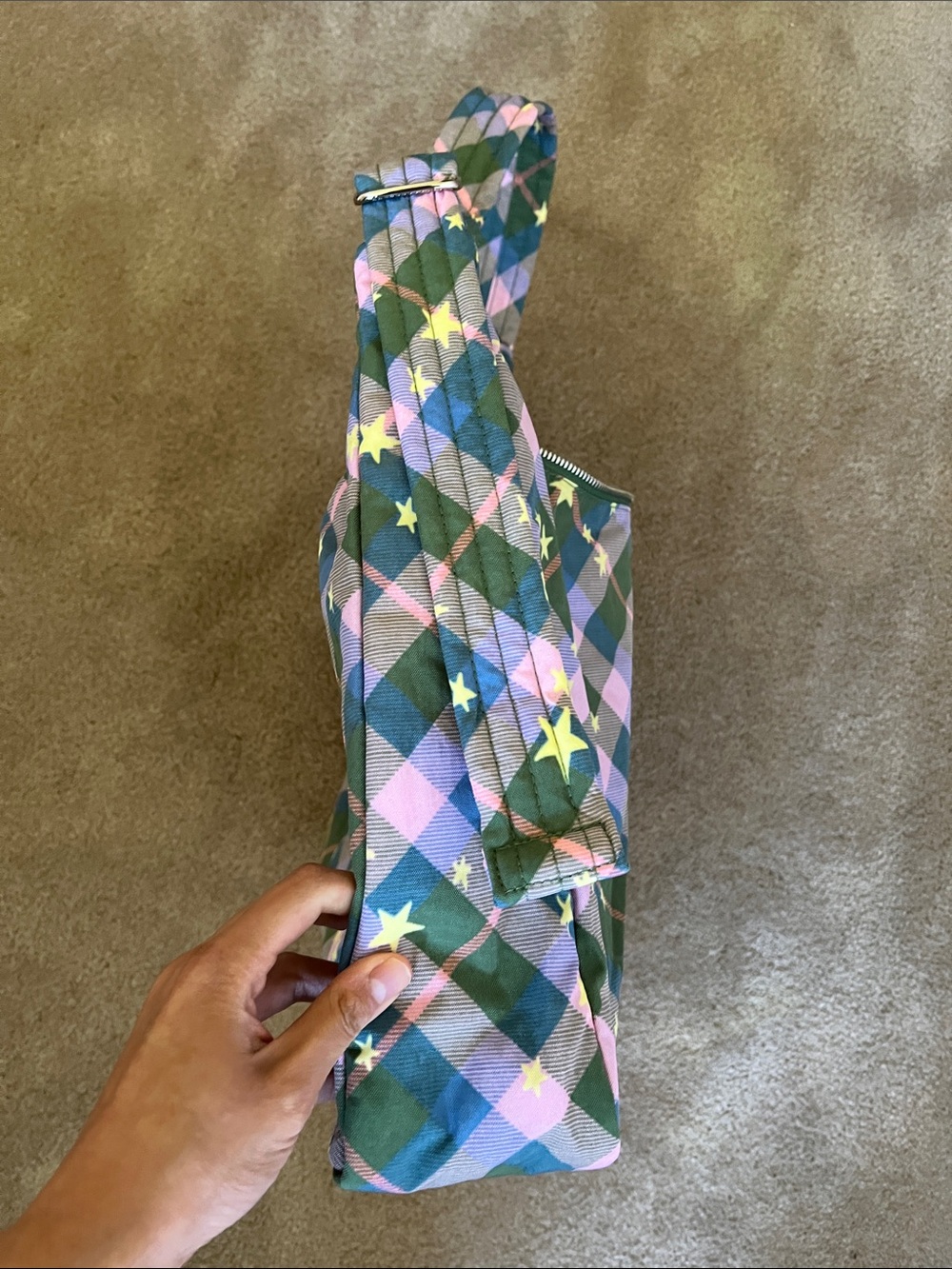 Baggu star plaid shoulder bag - Picture 3 of 7